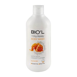 شامپو بدن کرمی بیول مدل Milky Honey مناسب پوست خشک حجم 400 میلی لیتر